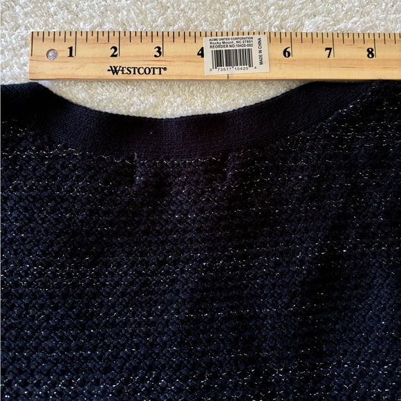 Vintage Karen Scott Black Women’s Blouse Size Large - Picture 6 of 14